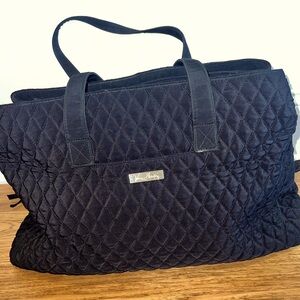 Vera Bradley Black Weekender Tote